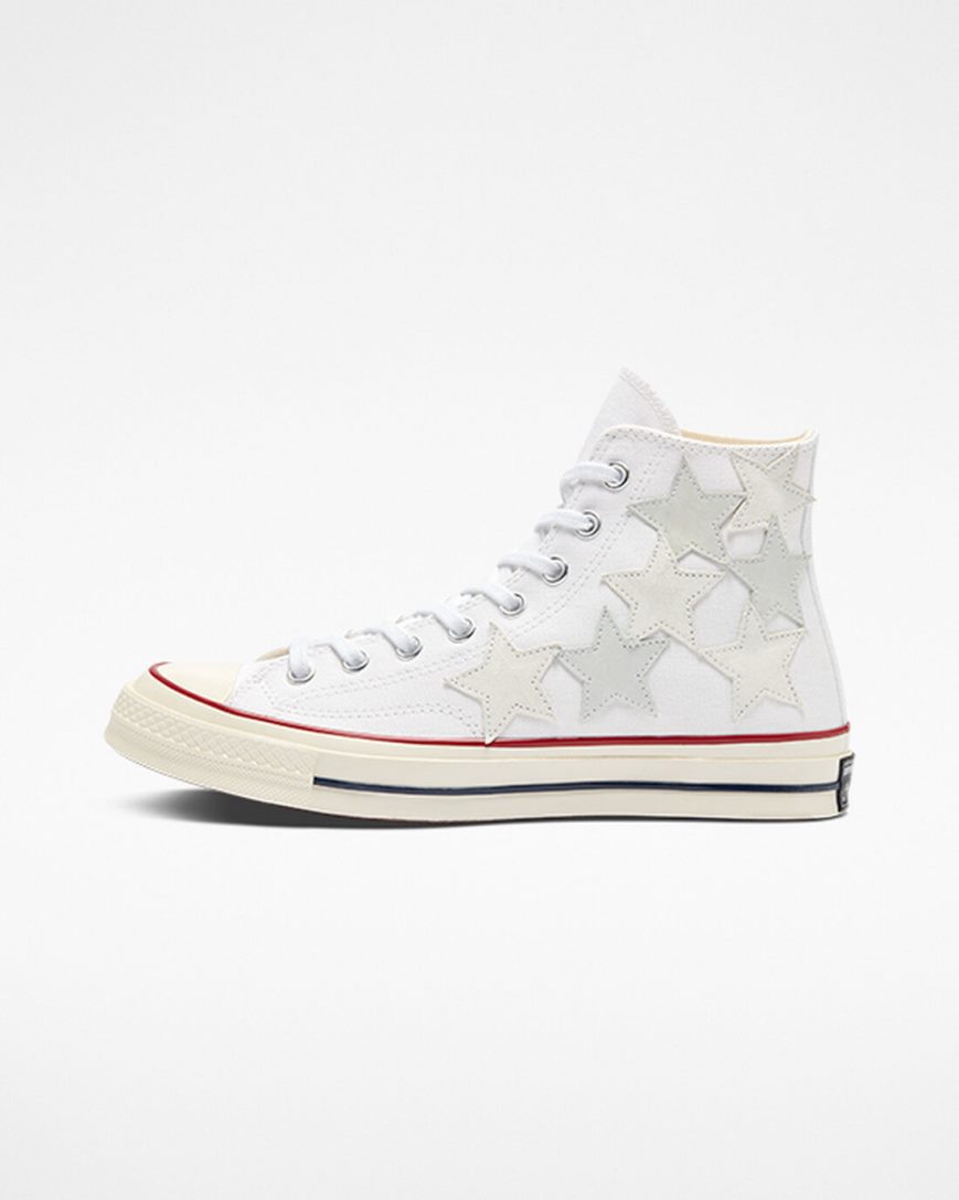 Dámské Boty Vysoké Converse Chuck 70 Star Patchwork Bílé Viacfarebný | CZ YDET95